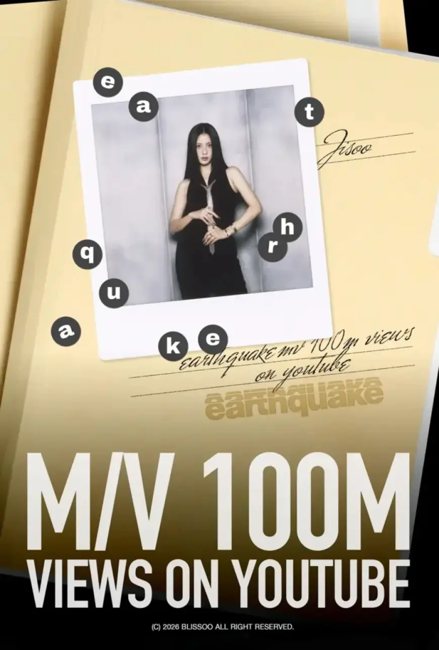 BLACKPINK’s JISOO Hits 100 Million Views with Solo Album Track “Earthquake”