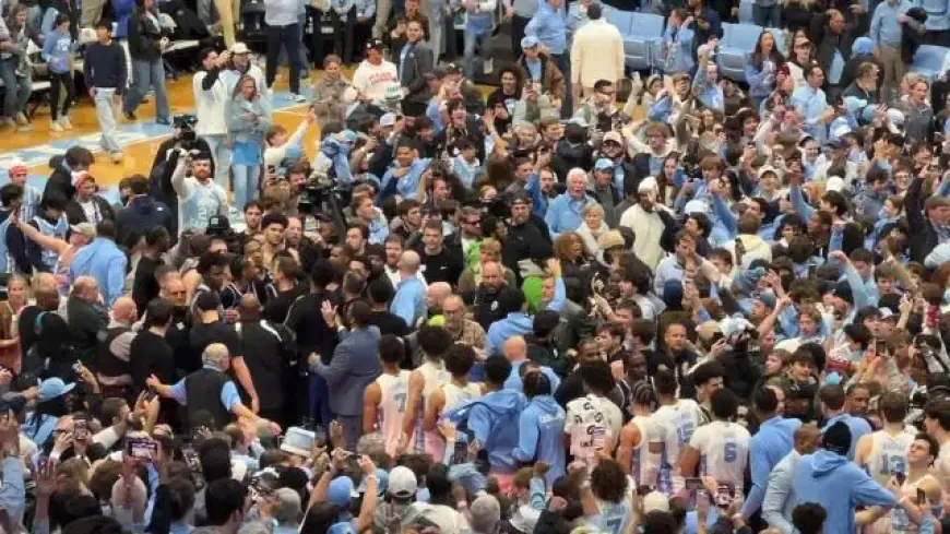 ACC Fines UNC $50K After Fans Storm Court Post-Duke Victory