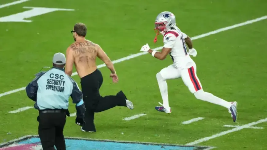 Patriots Player Subdues Super Bowl 60 Streaker