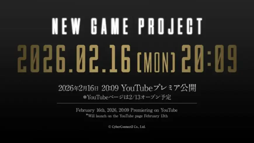 CyberConnect2 Unveils 30th Anniversary Game Project on February 16