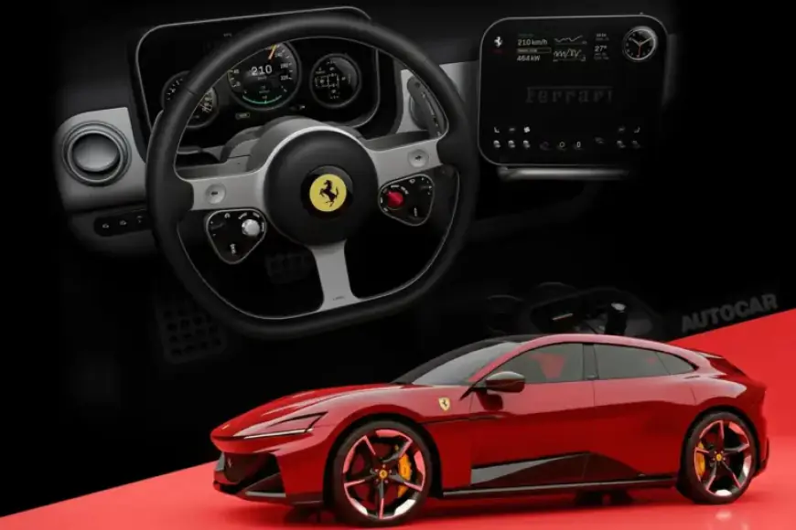 Ferrari Unveils Luce EV with Designer Interior, Avoids All-Touchscreen Trend