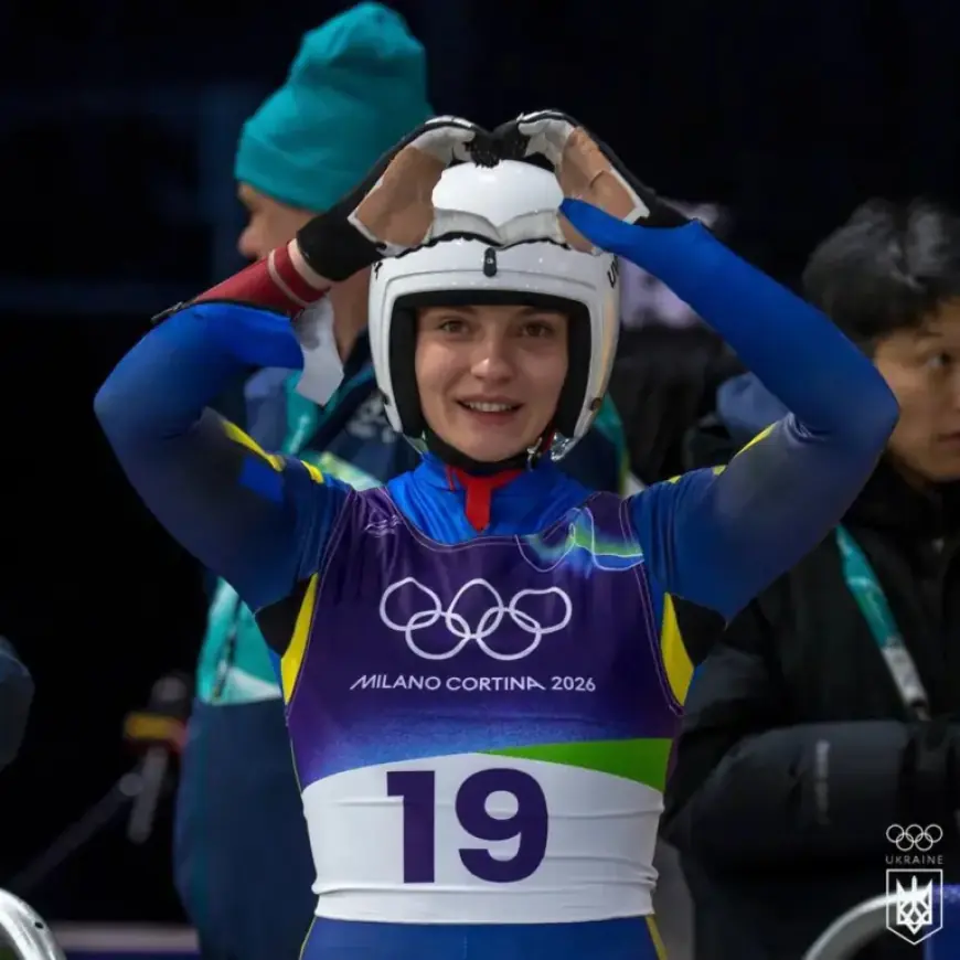 Ukrainian Lugers Tunytska, Smaga Shine Together in 2026 Olympics Opening Heat