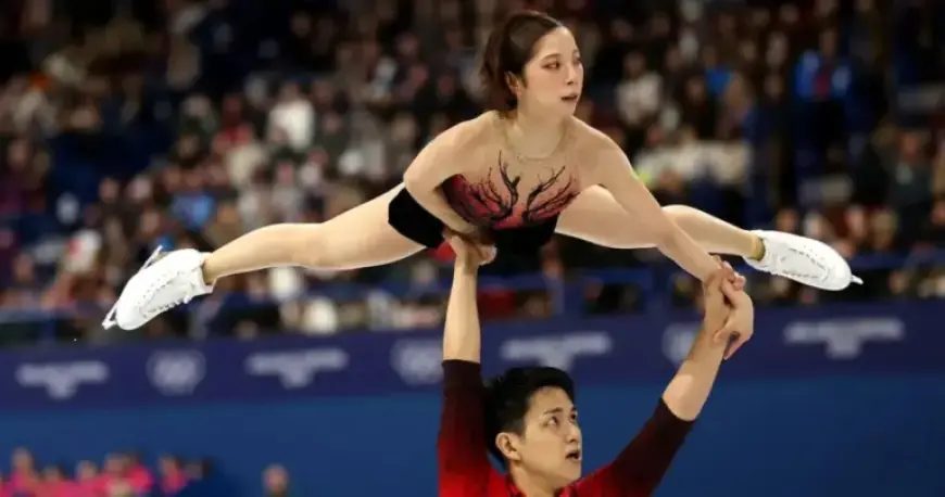 “Amazing Japanese Duo Captivate Crowd with Stellar Figure Skating Performance”