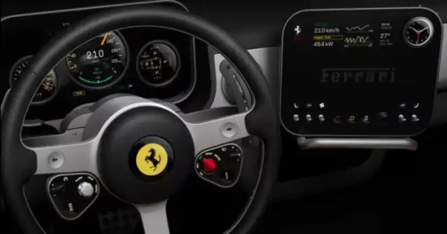 Ferrari Unveils Electric Car Luce with Jony Ive-Designed Interior