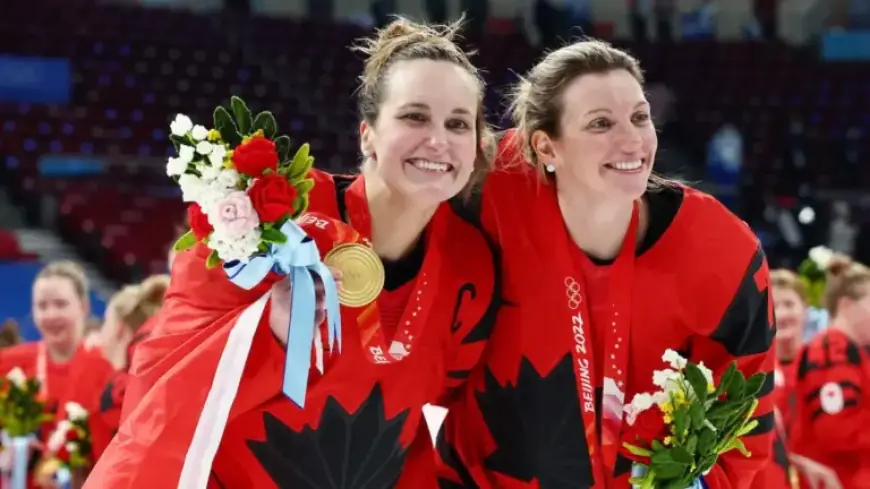 Inside Olympians Marie-Philip Poulin and Laura Stacey’s Real-Life Hockey Romance