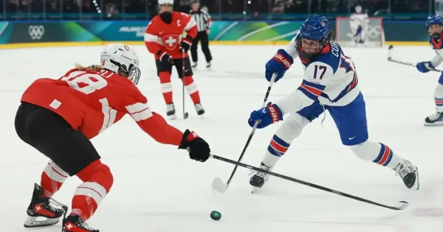 USA Leads 1-0 Against Switzerland in 2026 Winter Olympics Women’s Hockey Live