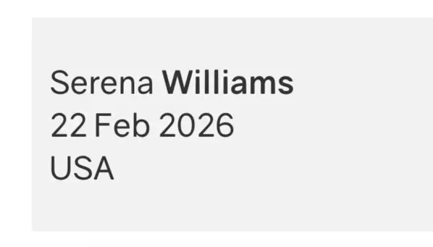 Serena Williams Officially Reinstated