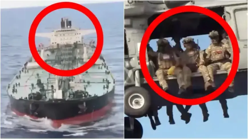 U.S. Commandos Capture Oil Tanker in Thrilling Footage: WATCH