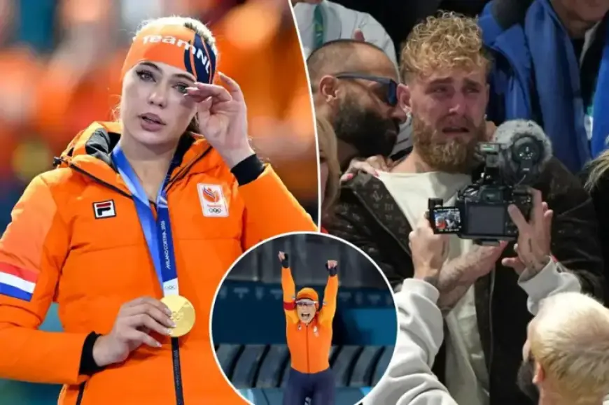 Jutta Leerdam Shatters Olympic Record, Claims Gold as Jake Paul Weeps