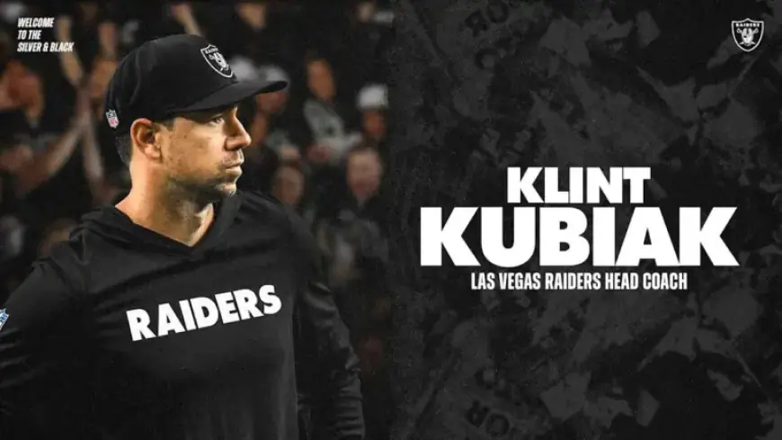 Klint Kubiak Appointed as Las Vegas Raiders Head Coach