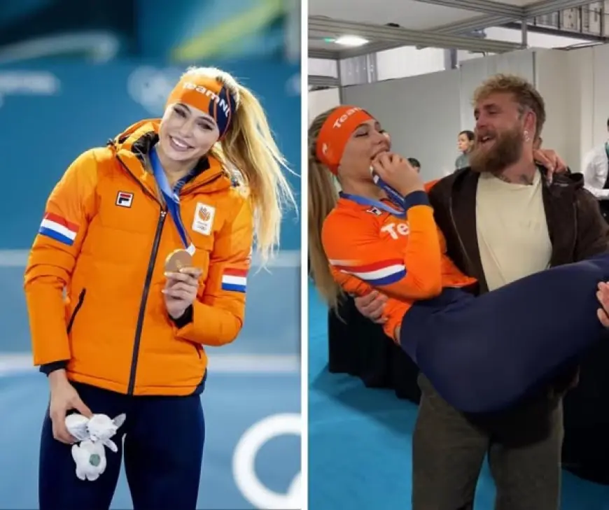 Jake Paul’s girlfriend Jutta Leerdam captures Olympic gold in women’s 1000m speed skating—why the celebration is everywhere