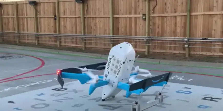 Amazon Prime Air Drones Launch in Kansas City Skies