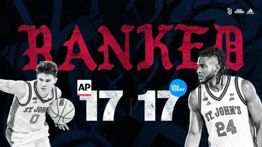 St. John’s Men’s Basketball Rises to 17th in National Rankings