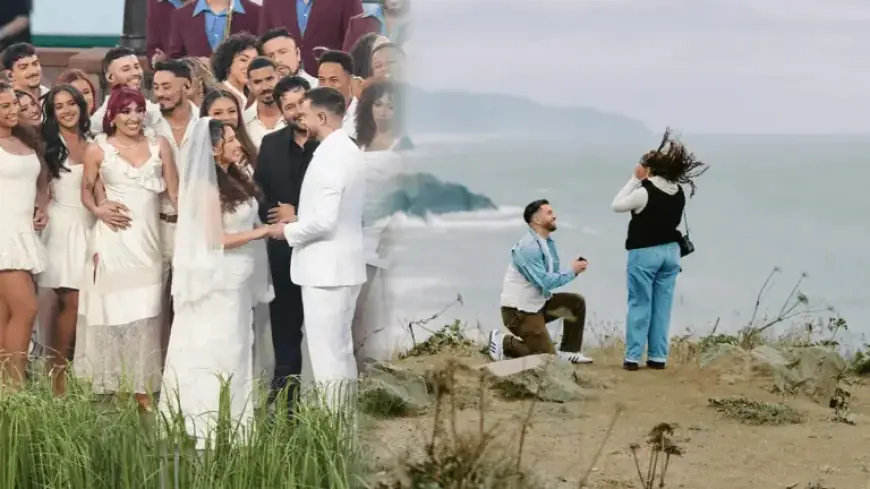 Couple Wed at Bad Bunny Halftime Show Got Engaged on Oregon Coast