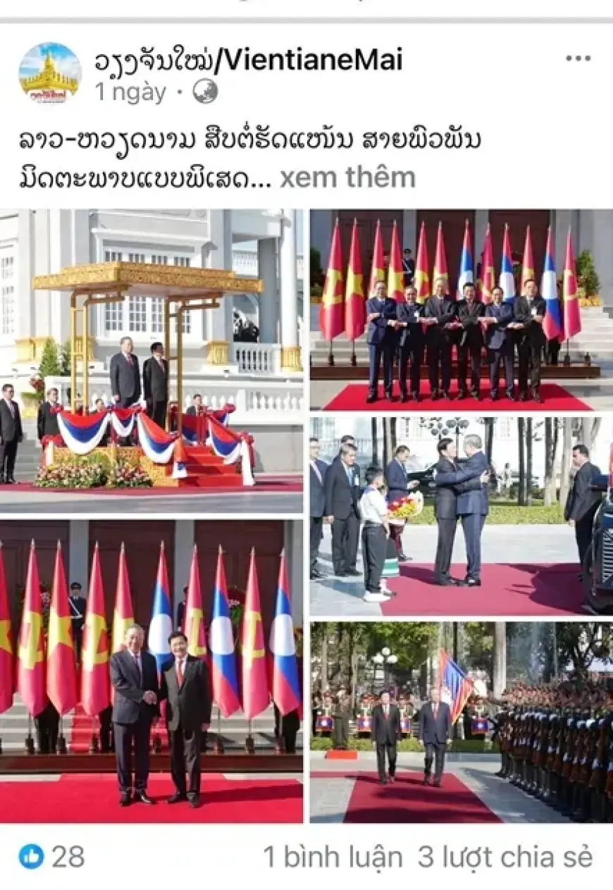 Lao Media Highlights Historic Impact of Vietnamese Party Leader’s Visit