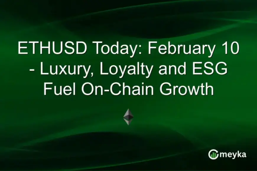 Ethereum’s On-Chain Growth Driven by Luxury, Loyalty, and ESG Initiatives