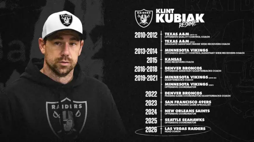 Klint Kubiak Joins Las Vegas Raiders: A New Chapter Begins