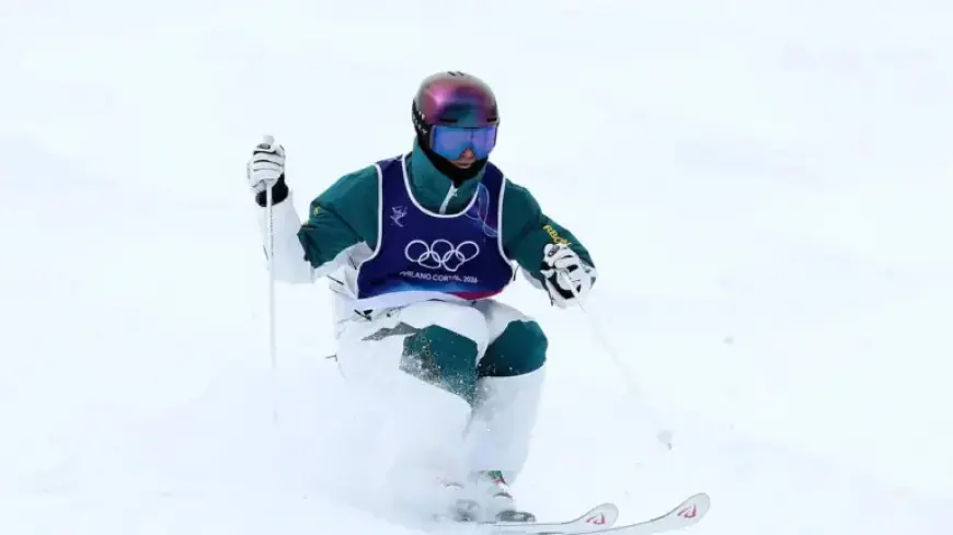 Graham Advances to Moguls Final After Narrow Escape