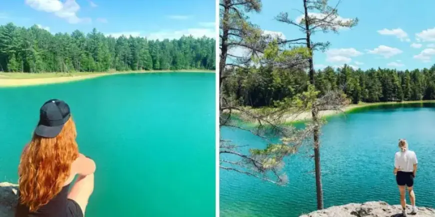 Ontario Park Hideaway: Discover a Stunning Secret Electric-Blue Lake