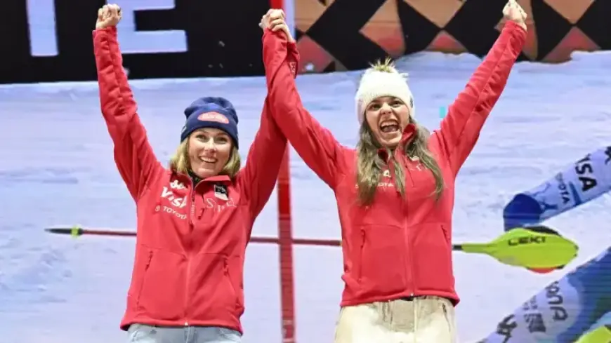 Mikaela Shiffrin and Breezy Johnson Miss Podium in Team Combined Event