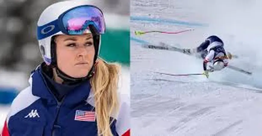 Tibia bone fracture after Lindsey Vonn crash at Olympics 2026 in Cortina