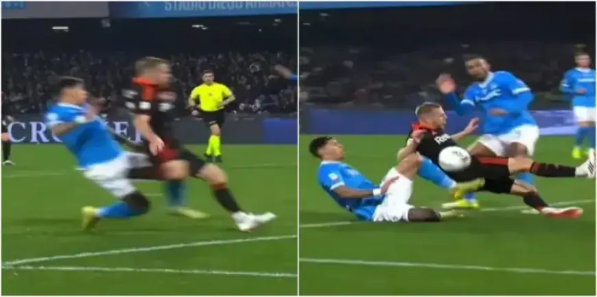 Napoli vs. Como: Olivera-Smolcic Collision Leads to Penalty Insight