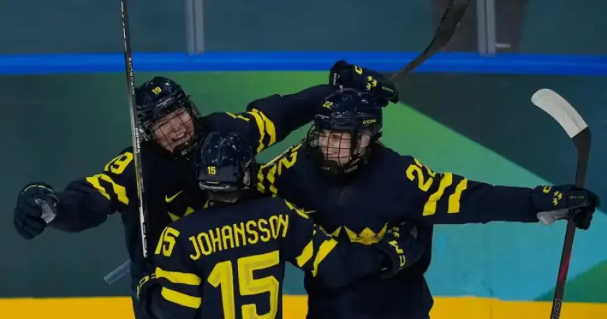 Svensson Traff Blocks 20 Shots in Sweden’s Olympic Hockey Win Over Japan
