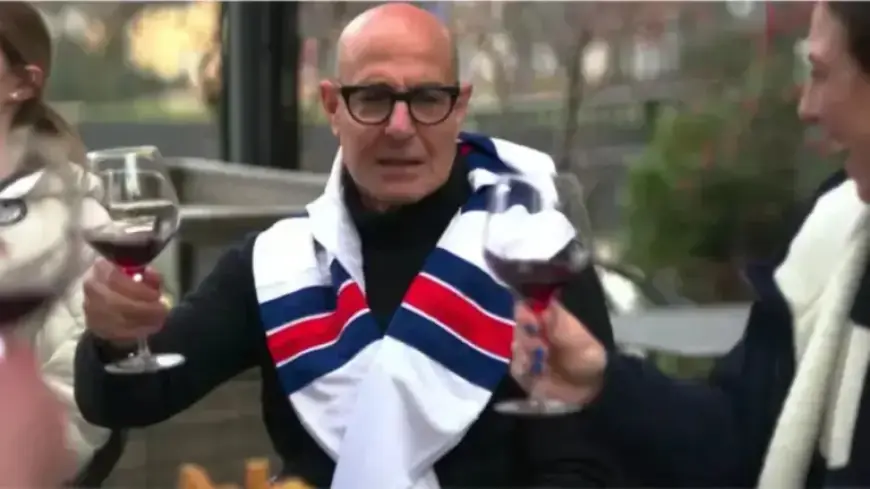 Stanley Tucci Shares Dinner with U.S. Women’s Hockey Team