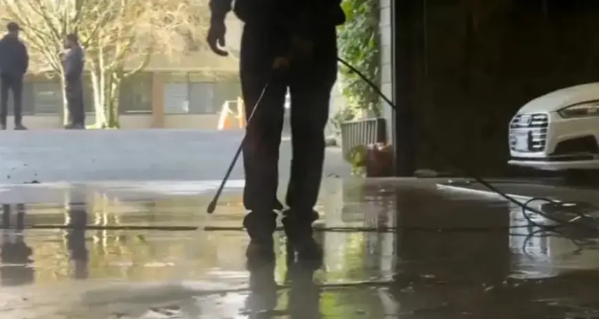 Vancouver Apartment Parking Flooded by Water Main Break, Sustaining Major Damage