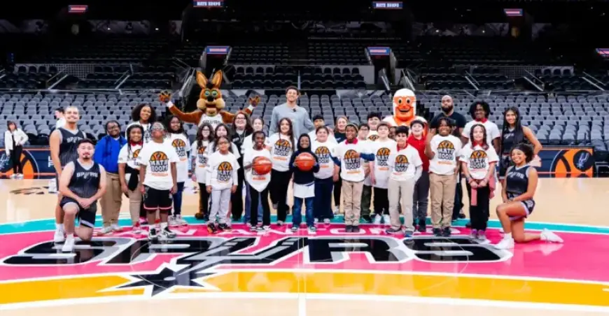Spurs Engage in Community Outreach Ahead of All-Star Break