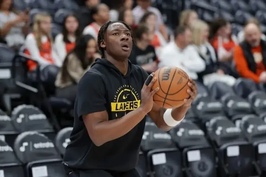 Adou Thiero Joins Lakers’ Full-Contact Stay-Ready Game Amidst Rumors