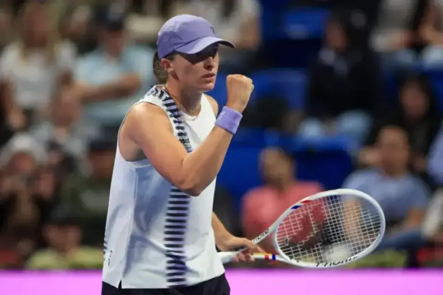 Swiatek Advances to Doha Third Round, Extends WTA 1000 Winning Streak