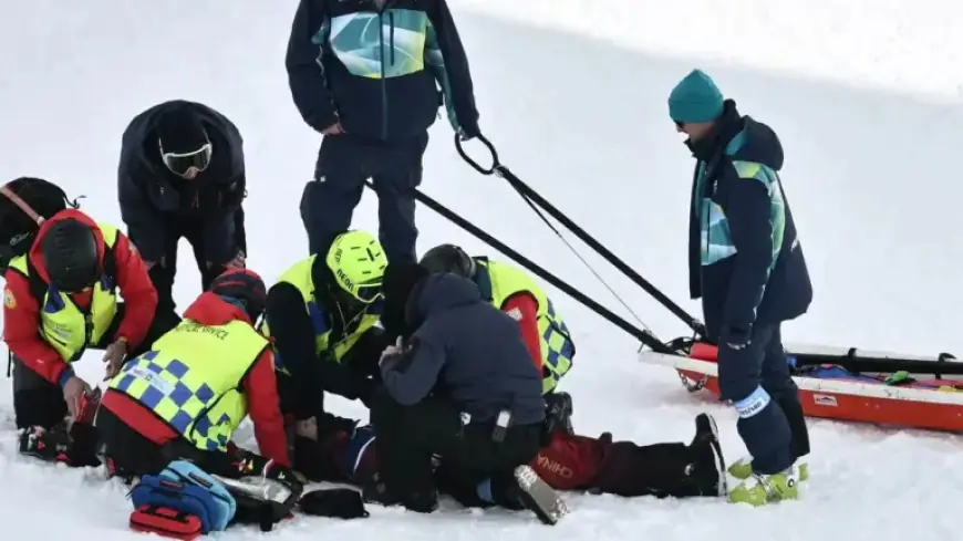 Gruesome Injury Temporarily Halts Olympic Events