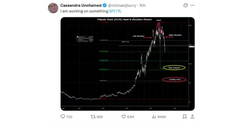 Michael Burry Predicts Major Downturn for Palantir Stock