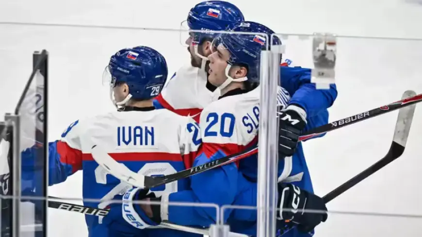 Juraj Slafkovsky Scores First at Olympic Tournament