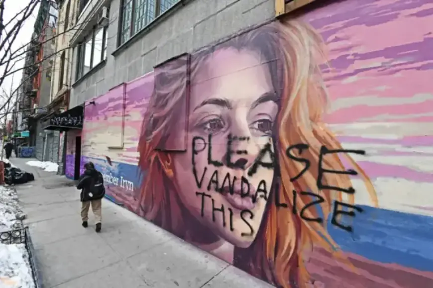 NYC Mural of Murdered Ukrainian Refugee Vandalized, Sparking Outrage