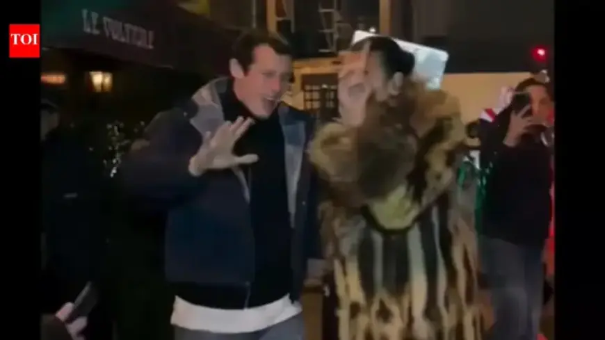 Paparazzi Harass Dua Lipa and Calum Turner During Wedding Preparations