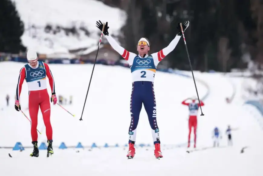 Ben Ogden Breaks 50-Year U.S. Medal Drought in Cross-Country Skiing