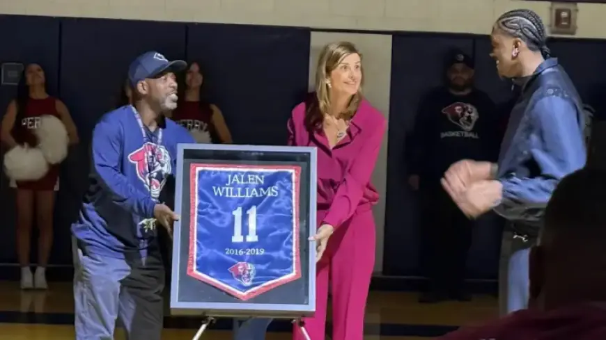 Jalen Williams’ Jersey Retired at High School, Honoring OKC Thunder Star (Video)