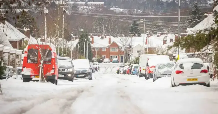 Midlands Towns to Receive 10.7cm Snowfall: Arrival Date Announced