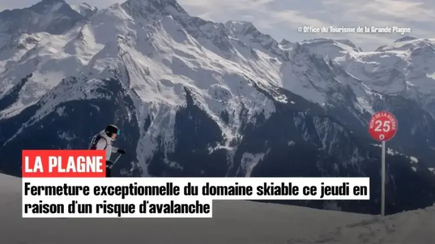 La Plagne Closes Domain and Restricts Village Traffic