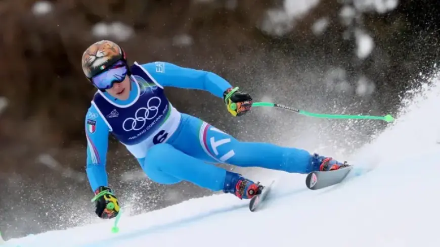 Brignone Leads in Women’s SuperG at Cortina; Goggia Out