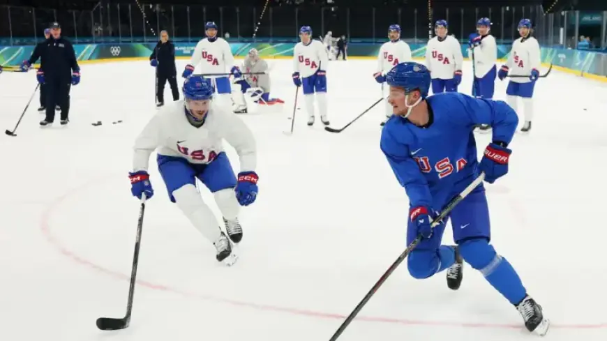USA Men’s Hockey Kicks Off Olympic Play Against Latvia: Live Updates