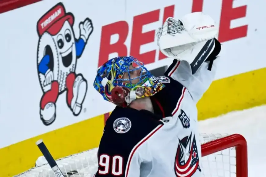 Elvis Merzļikins Leads Latvia in Olympic Opener Vs. USA