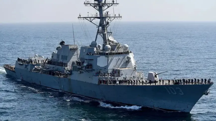 US Navy Destroyer and Supply Ship Collision in Caribbean Injures Two Sailors