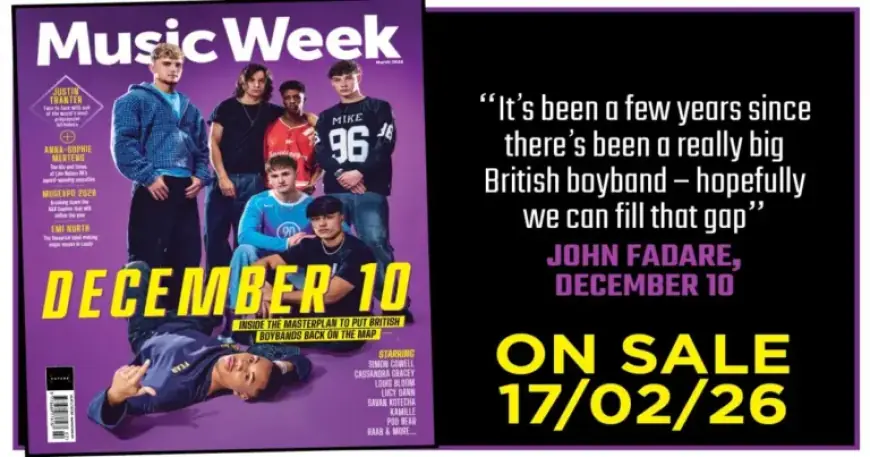 Music Week’s March Edition Features December 10 Cover