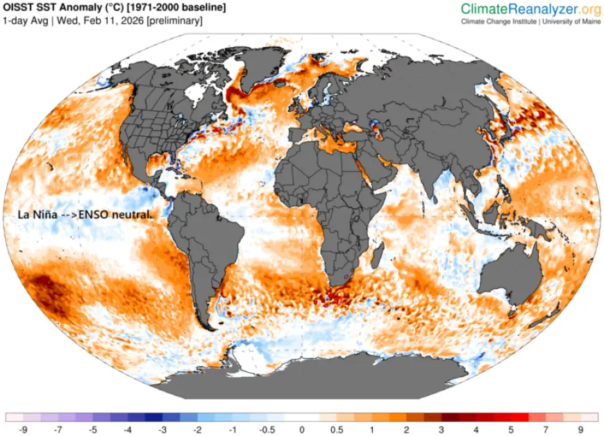 Transition from La Niña to ENSO-Neutral Continues, Delaying El Niño Arrival