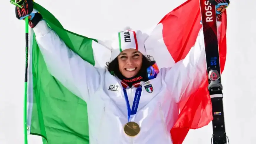 Federica Brignone wins gold in women’s Olympic super-G