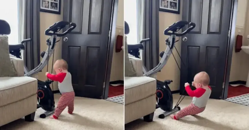 Baby With ‘Absolutely No Chill’ Turns Mom’s Workout Into Viral Hit, Supercharging Funny Videos Feeds