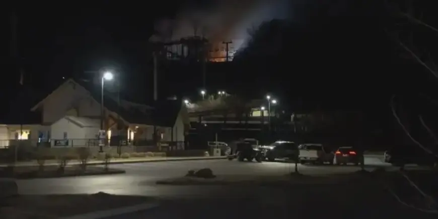 Overnight fire destroys two animal barns at SkyLand Ranch in Sevierville; no injuries, animals safe